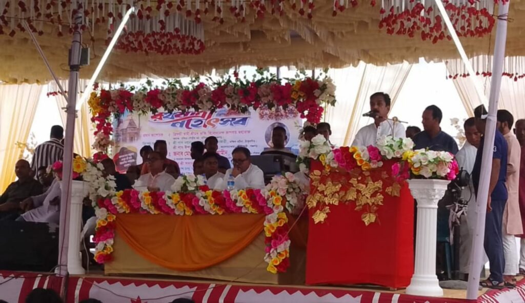 ঠাকুরগাঁওয়ের রুহিয়ায় নানা আয়োজন রথযাত্রা অনুষ্ঠিত