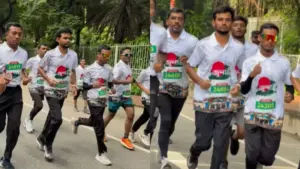 জুলাই গণঅভ্যুত্থান দিবস স্মরণে ম্যারাথনে দৌড়ে আসিফ মাহমুদ