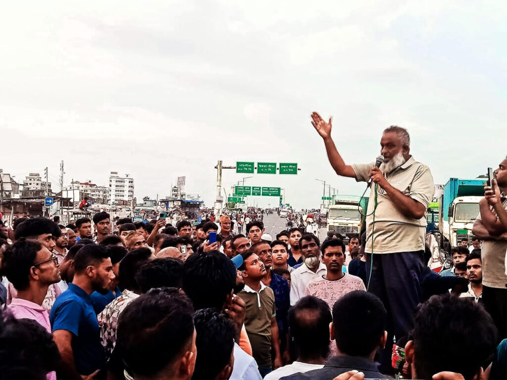 ভাঙ্গা মহাসড়ক অবরোধের ঘোষণা দেওয়া প্রধান সমন্বয়ক গ্রেপ্তার