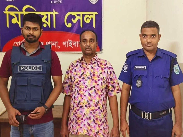গোবিন্দগঞ্জে রাজনৈতিক মামলায় সাংবাদিক শাহ আলম সাজু গ্রেপ্তার