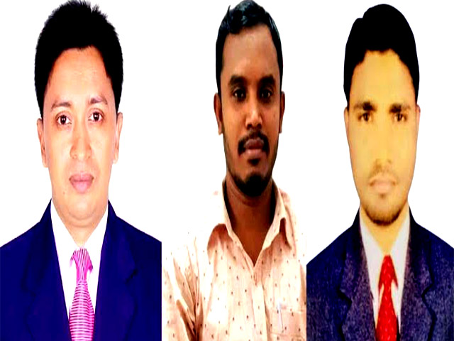 অনলাইন নিউজ ক্লাবের সভাপতি মিলন ও সম্পাদক মোমিনুর
