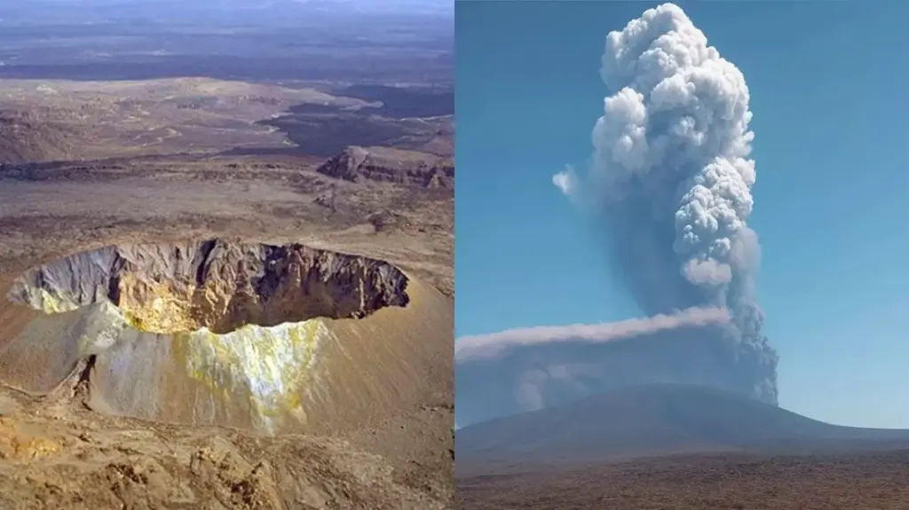 ১২ হাজার বছর ধরে ঘুমিয়ে থাকা আগ্নেয়গিরিতে আকস্মিক অগ্ন্যুৎপাত
