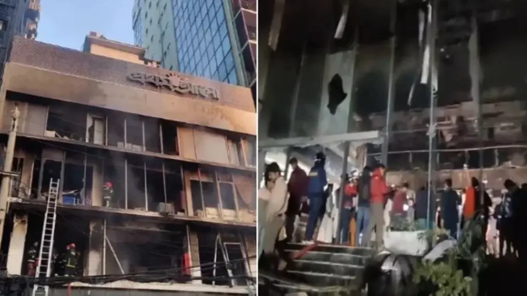 প্রথম আলো ও ডেইলি স্টারে হামলার ঘটনায় গ্রেপ্তার ৯