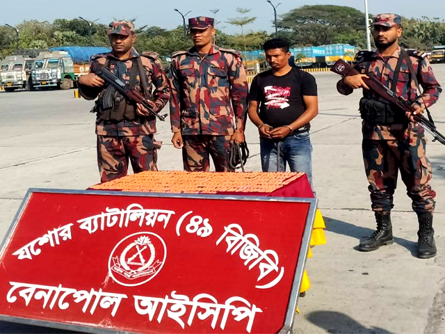 বেনাপোলে বিপুল পরিমান নেশার ট্যাবলেটসহ ভারতীয় ট্রাক চালক আটক