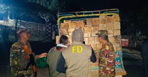 খাগড়াছড়িতে সেনাবাহিনীর অভিযানে কর্তন নিষিদ্ধ গোদা কাঠ উদ্ধার